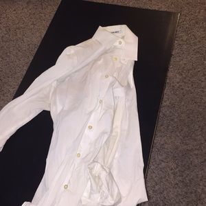 Express 1MX Dress Shirt Extra Slim Fit Med